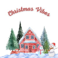 Christmas Vibes Decoration png