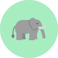 icono de vector de elefante