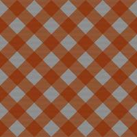 seamless pattern with orange plaid pattern vector