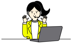 Office Woman Character Design png