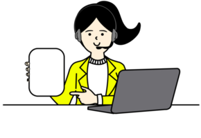 Office Woman Character Design png