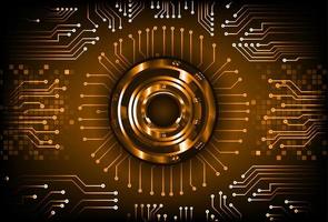Modern Cybersecurity Technology Background with Eye vector