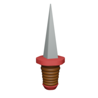 icône de couteau 3d png