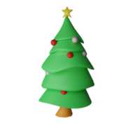 árbol de navidad, icono, 3d png