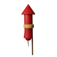 Feuerwerkskörper-Symbol 3d png