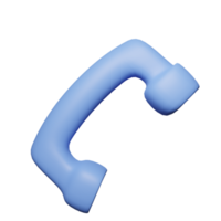 icono de telefono 3d png