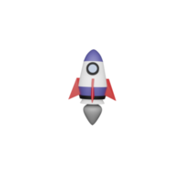 Raketensymbol 3d png