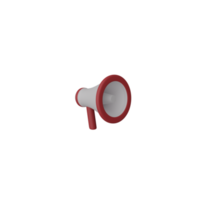 ícone de megafone 3d png