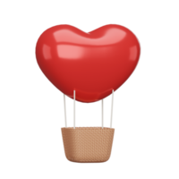 globo corazon 3d png