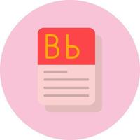 Flashcard Vector Icon