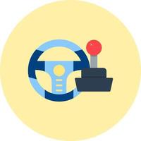 Steering Wheel Vector Icon