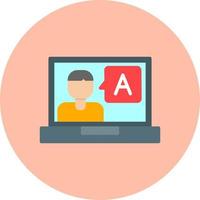 Elearning Vector Icon