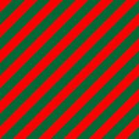 Christmas background with green and red stripes. vector
