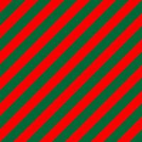 Christmas background with green and red stripes. vector