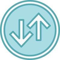 Up Down Arrow Vector Icon