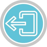 Logout Arrow Vector Icon