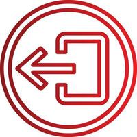 Logout Arrow Vector Icon