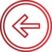 Left Arrow Vector Icon
