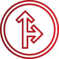 Top Right Arrow Vector Icon