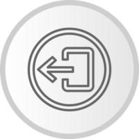 Logout Arrow Vector Icon
