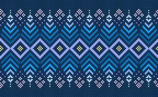 Pixel ethnic pattern, Vector embroidery ethnic background, Geometric diagonal ornate pattern