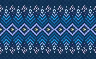 Pixel ethnic pattern, Vector embroidery ethnic background, Geometric diagonal ornate pattern