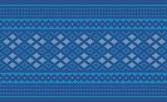 Crochet pattern, Vector cross stitch knitting background, Knitted ethnic decorative square style