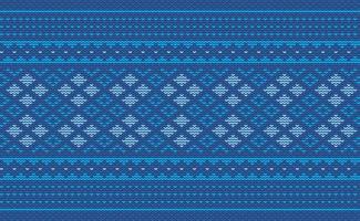 Crochet pattern, Vector cross stitch knitting background, Knitted ethnic decorative square style