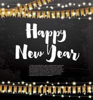 Happy New Year. vector