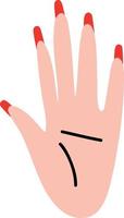 Hand vector illustration in doodle style