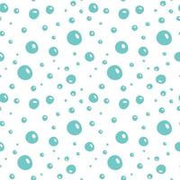 Seamless pattern with bubbles. Water bubbles pattern vector