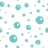 Seamless pattern with bubbles. Water bubbles pattern vector