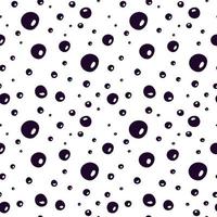 Seamless pattern with bubbles. Water bubbles pattern vector