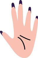 Hand vector illustration in doodle style