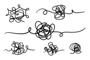 hand drawn of tangle scrawl sketch. Abstract scribble, Vector illustration.