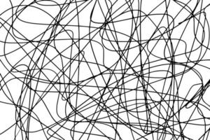 Scribble lines hand drawn seamless pattern. vector