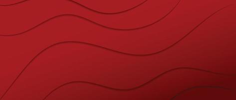 Abstract red gradient background vector. Modern style wallpaper design with organic shapes, lines, waves, curve. Illustration for Chinese New Year, ads, sale banner, business and packaging design. vector