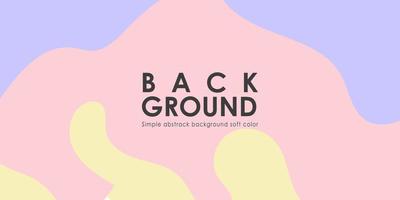 background banner with soft color vector