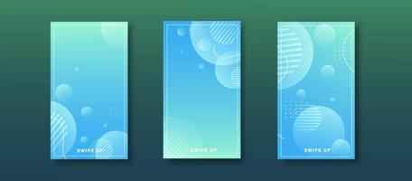 Modern background.template story,abstract frames, geometric ,full of colors,bright blue,gradations, business, etc, eps 10 vector