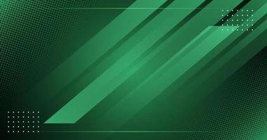 Abstract green background with gradient slashes vector