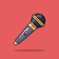 Microphone The Illustration vector