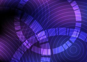 Abstract Echo Digital Purple Sonar Wave Circles Background vector