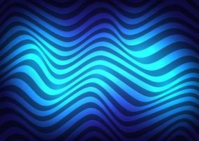 Abstract wave line blue and black motion background vector