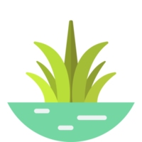 grass and ground illustration in minimal style png