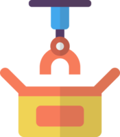 ilustración de brazo de robot en estilo minimalista png