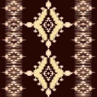 bordado de paisley ikat africano y mezcla de bordado de punto tailandés. patrón sin costura oriental étnico geométrico tradicional, foto