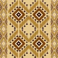 African Ikat paisley embroidery and mix Thai knitted embroidery.geometric ethnic oriental seamless pattern traditional , photo