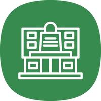 Shopping Mall Vector Icon Design