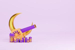 Islamic 3D Background photo