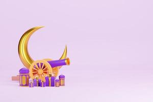 Islamic 3D Background photo